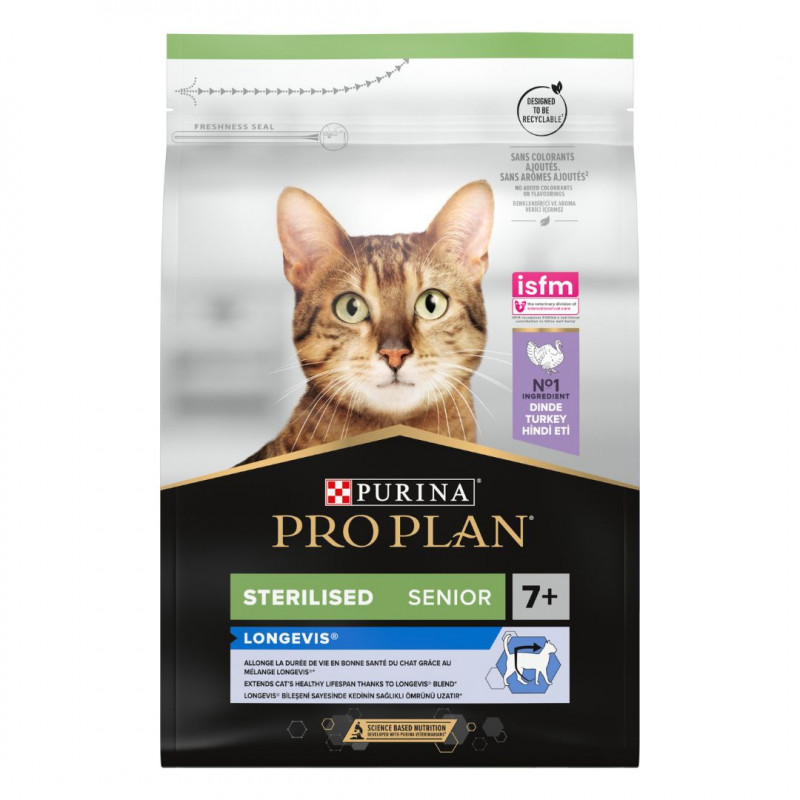 Pro Plan 1,5 Kg Longevis Senior Sterilised Hindi | Yetişkin Kuru Kedi Maması Pro Plan 1,5 Kg Longevis Senior Sterilised Hindi | Yetişkin Kuru Kedi Maması
